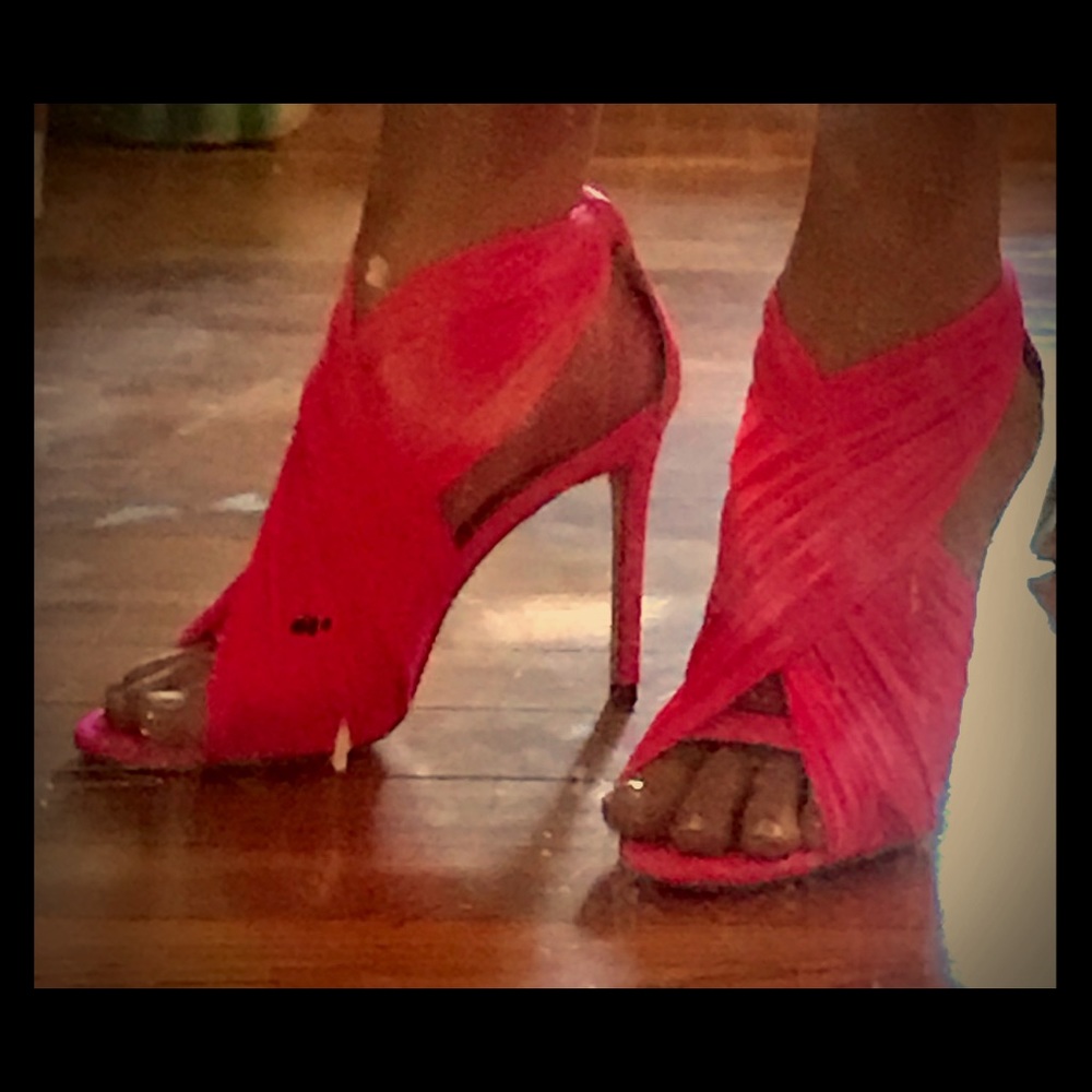 Super sexy neon pink stilettos